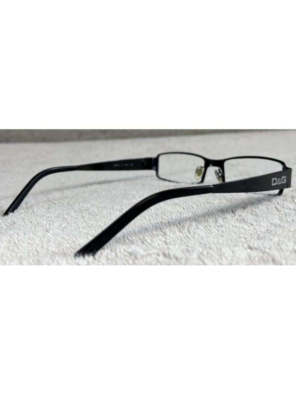 Dolce & Gabbana DG 5031 01 Black Metal Rectangular Eyeglasses Frames 52-17-140 - Picture 5 of 9